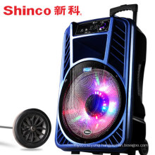 New Rechargeable Portable Trolley Speaker with Laser Light